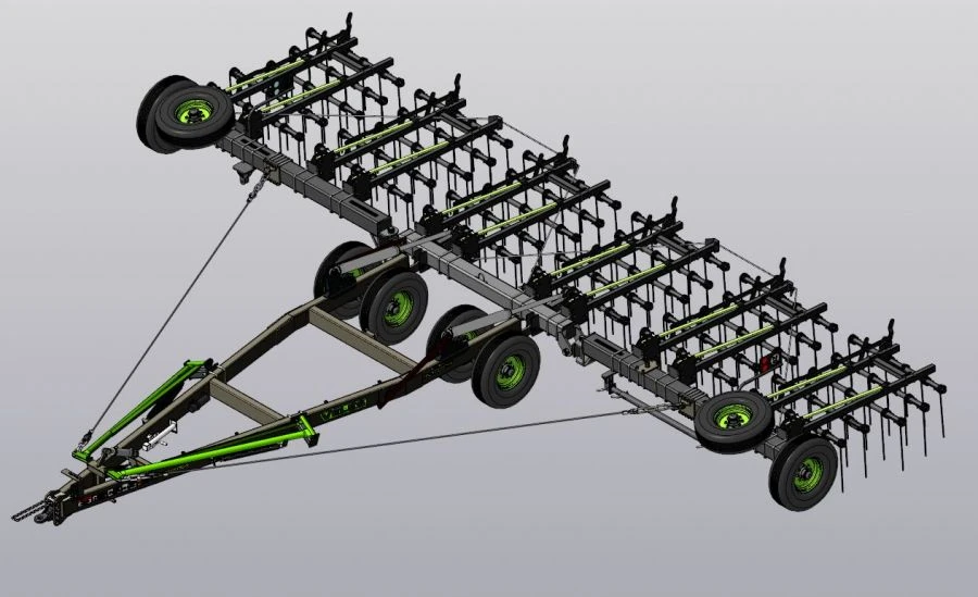 Heavy spring harrow VELES BT-11.M