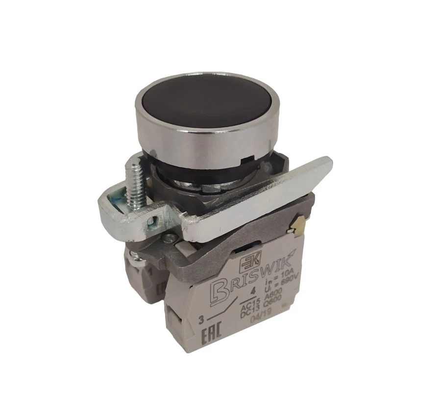 Switch with cylindrical pusher 22mm metal (CME 4C)