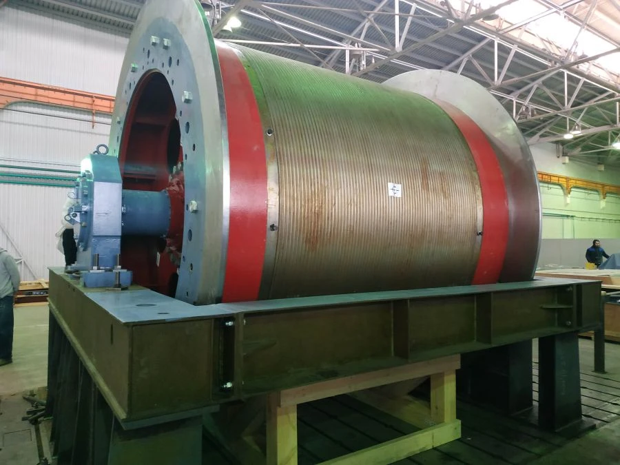 Mining drum lifting machine Ts-3x2-RD