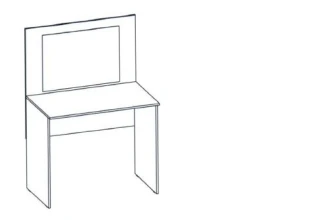 Dressing room table (Trade mark Alliance-C)