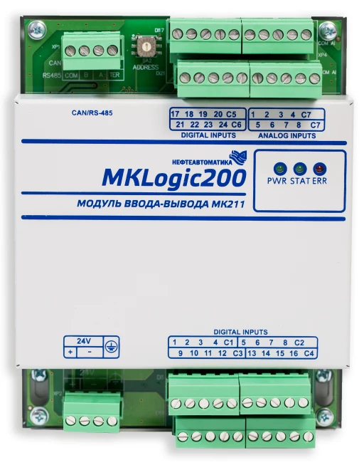 MKLogic200® programmable logic controller. I/O module MK211