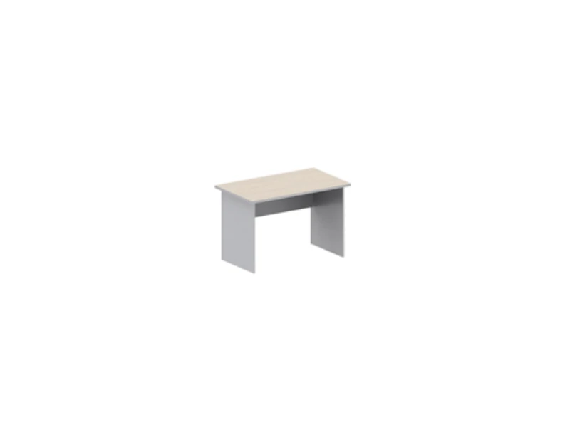 Desk Easy Standard (light oak/grey, 1000x600x740 mm)