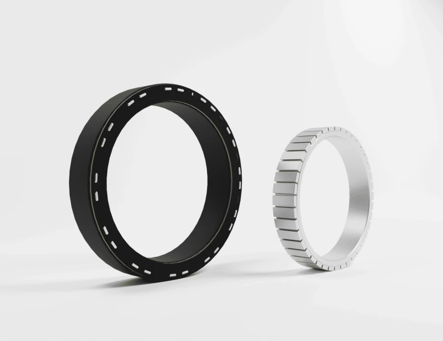 Electric motor synchronous collectorless with permanent magnets AT Drive 115x15T