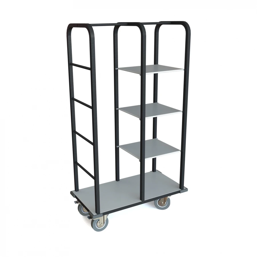 Aluminium wardrobe trolley