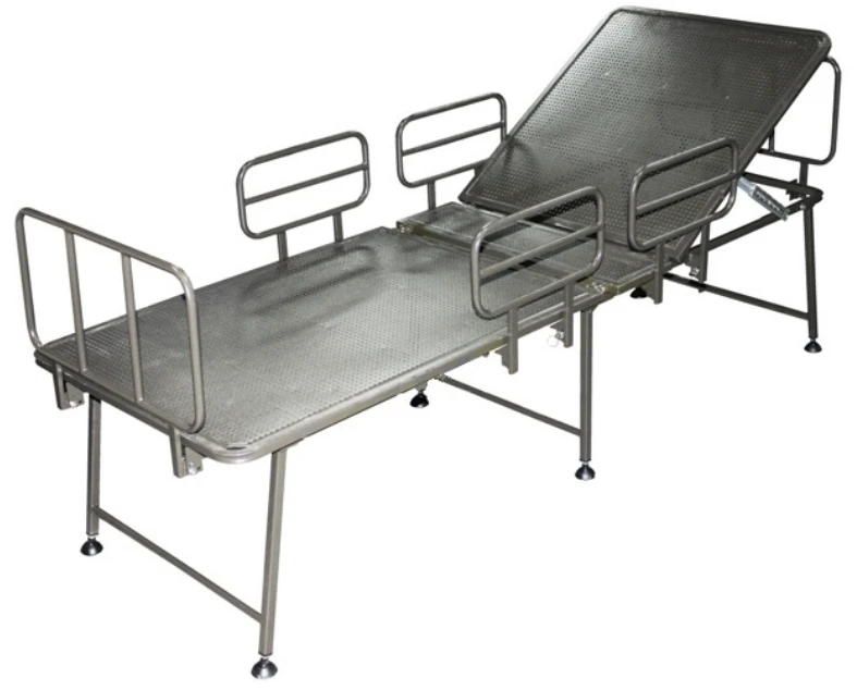 Folding medical beds according to TU 32.50.30-013-09442403-2023, variant of execution: Folding resuscitation bed KR-03.