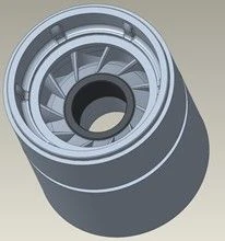 Apparatus-support assembly, D5800N/D5850N, 0.87 inch shaft, Type ARZ-T, Niresist / BRG HSG: S/A, D5800N/D5850N, .87, ARZ-T, NI-R
