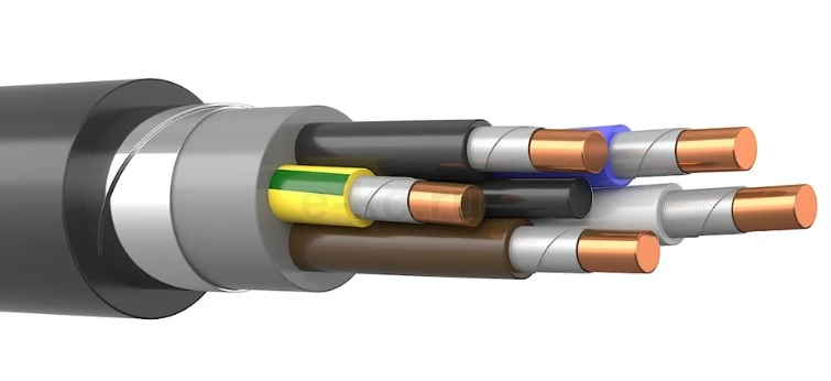 Power flexible cable KGVBShvng(A)-FRLSLTx for rated voltage 0,66 and 1 kV