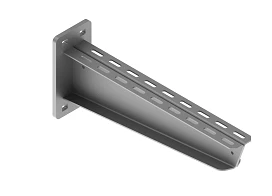 Double wall bracket BSO 90D 000-000, with overall dimensions from 183x100x330 mm to 253x100x1030 mm, with thickness of metre