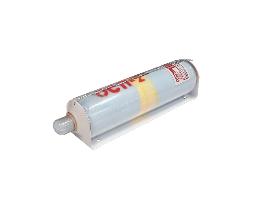Autonomous powder fire extinguishing device OSP-2 "mini" UHL2.1 TU 4854-002-08578309-93 (with holder for railway)