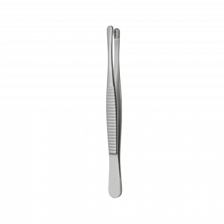 TP-03-268-15 Toothed lap forceps, straight, 153 mm