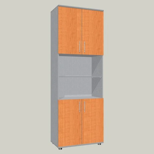 Filing cabinet with two open shelves model SHD-3