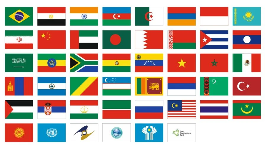 Flags of states. Application method: sublimation printing
