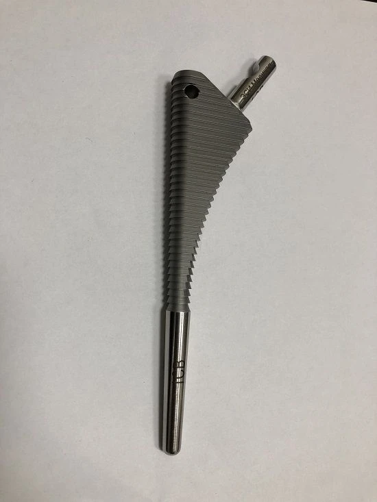 Total hip prosthesis "ARTUS" with instruments for implantation according to TU 32.50.22-002-28606307-2018, consisting of:
