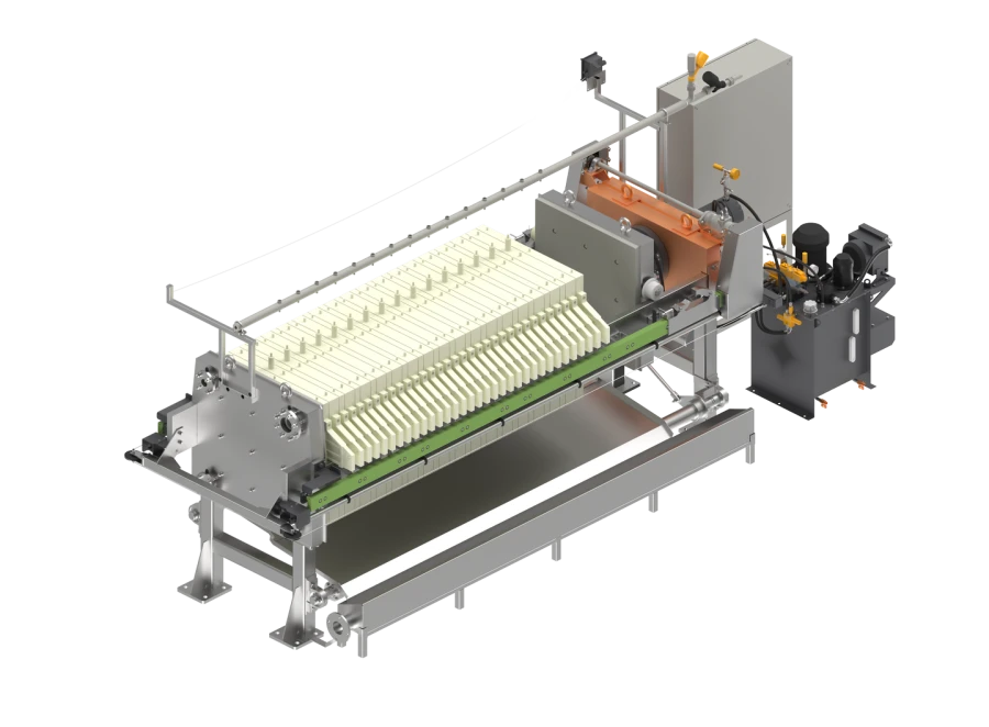Horizontal press filter