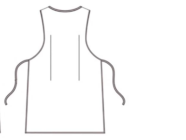 Articles of nonwoven material disposable according to TU 13.95.10-002-67798088-2020: apron