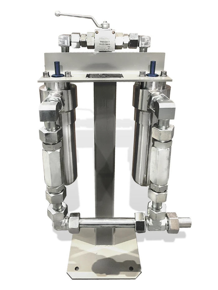Hydraulic double-chamber filter AFHD 250.25G.2.DN25.250CM