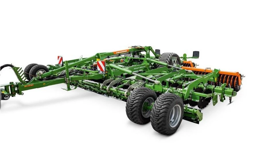 Catros+ 8003-2TX disc harrow with harrow and harrow bar