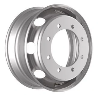 Steel truck wheel with non-detachable rim, dimension 19.5x6.75, Product No. RZB36614OE