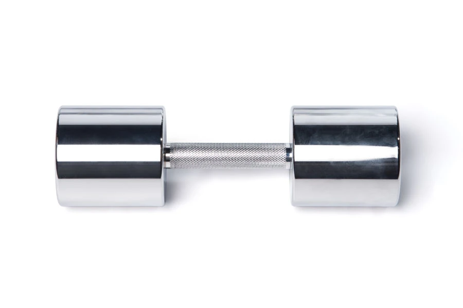 Chromed dumbbell 12 kg