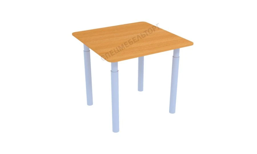 Children's wooden table for pre-school institutions