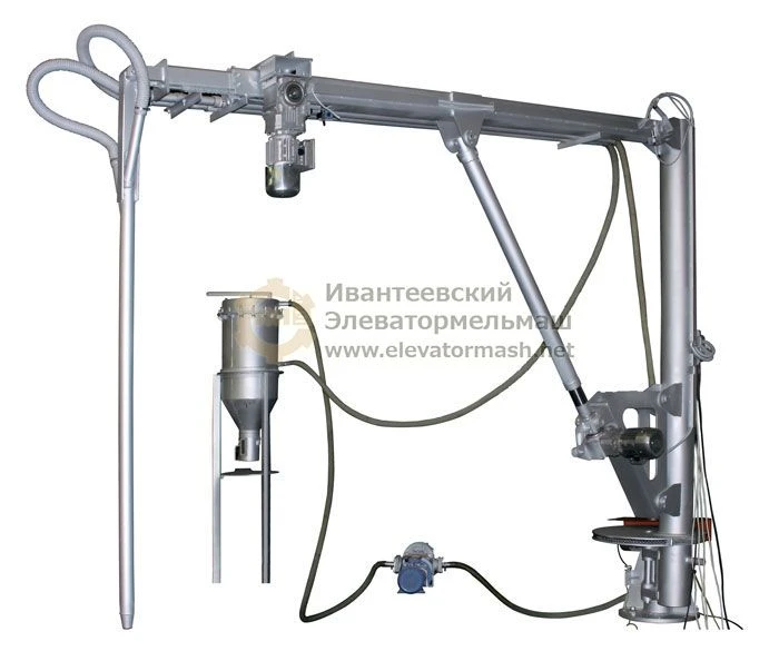 Pneumatic grain sampler-manipulator