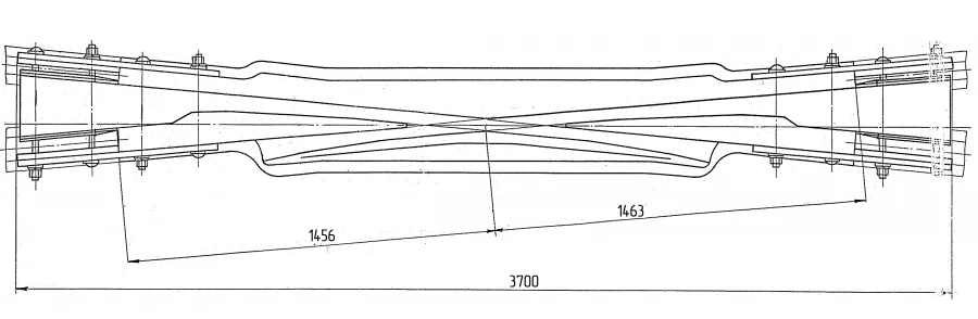 Blunt cross of P65 type of mark 2/11 of project SP 557