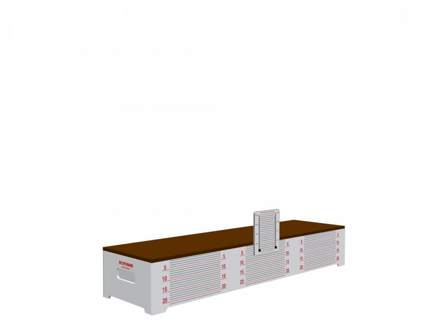 Gymnastic bench for measuring flexibility Romana 203.03.03