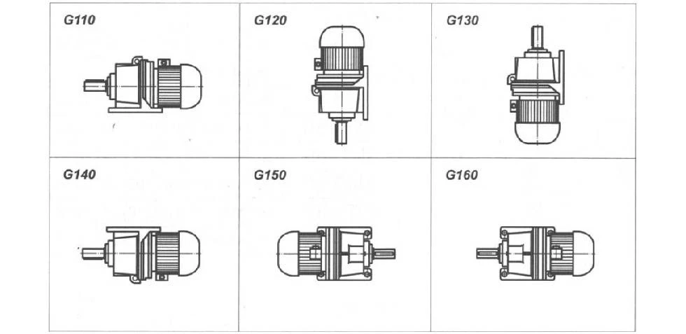 MVz-80/160 — Mounting Positions