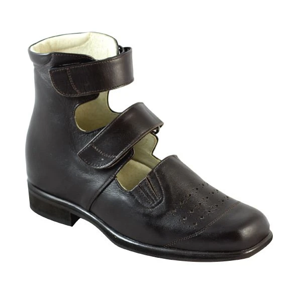 Complex orthopaedic footwear without insulated lining (pair): boots for schoolboys, boys' boots with individual pairs.