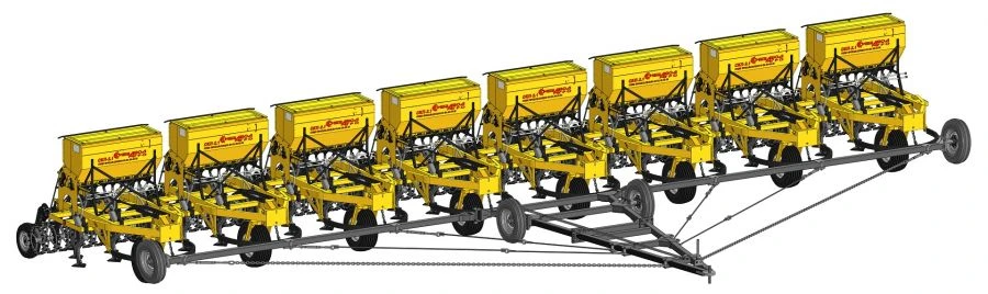 Set of seeders-cultivators KSCP-2,1Dx8 - modular
