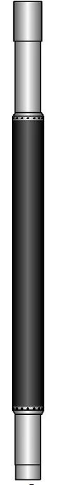 Swelling packer of VNNP type