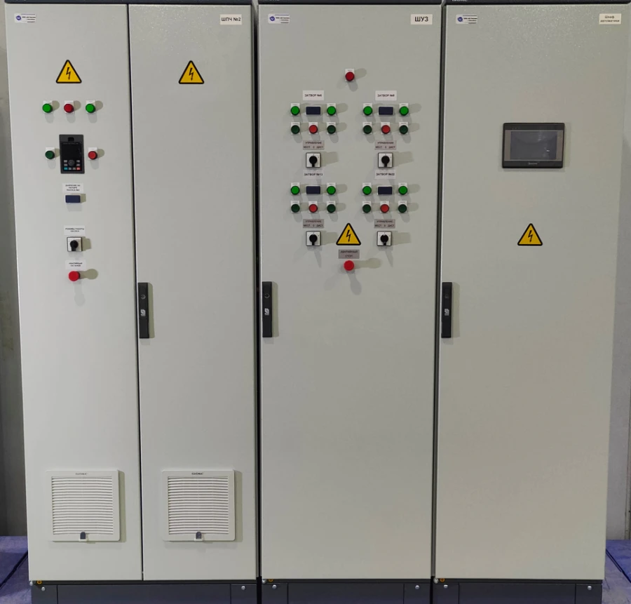 Low-voltage complete device. Control cabinet