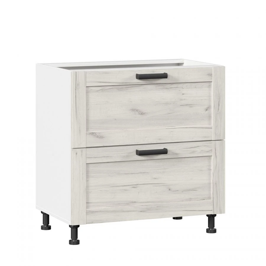 Vincenza LD.234590.000 Front set for kitchen cabinet 800 with 2 drawers