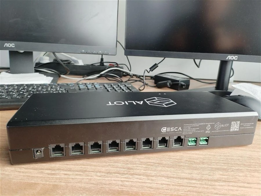 Monitoring and control system for climate, access, equipment (ALIOT System)