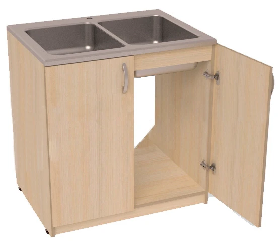 Washing cabinet (two-door) double-door MGS5.074