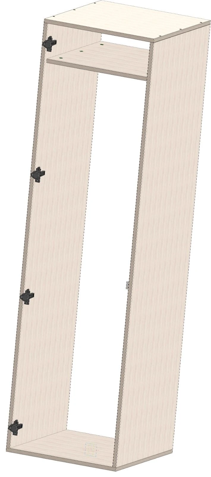 Shipboard non-metallic furniture. Single leaf wardrobe RBPG