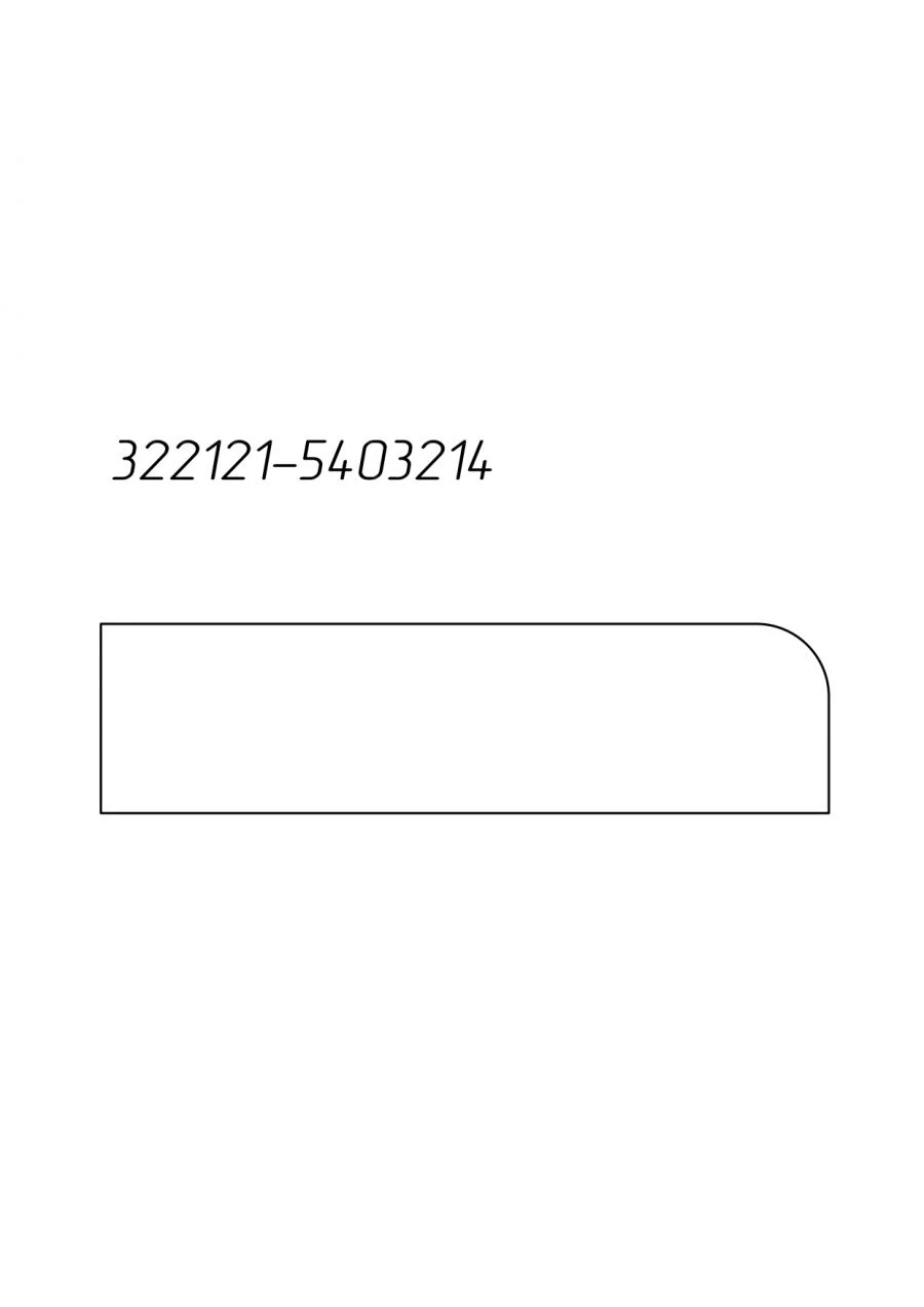 Sliding window GAZ 322121-5403214
