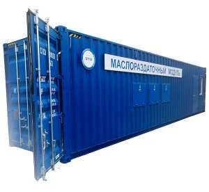 Oil-dispensing complex TANKER for pumping, metering, filtration of oil