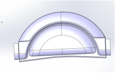 Rear right arch trim 5299-403P-5102044