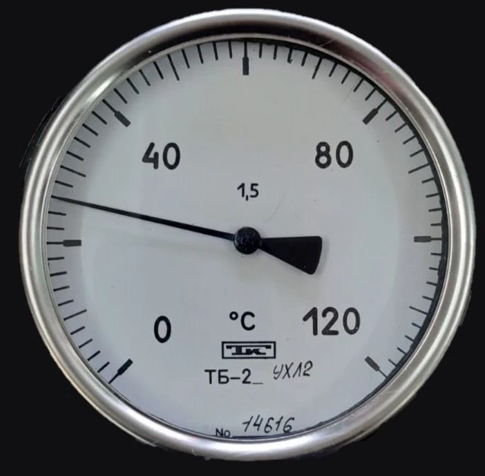 Bimetallic indicating thermometer TB - 2