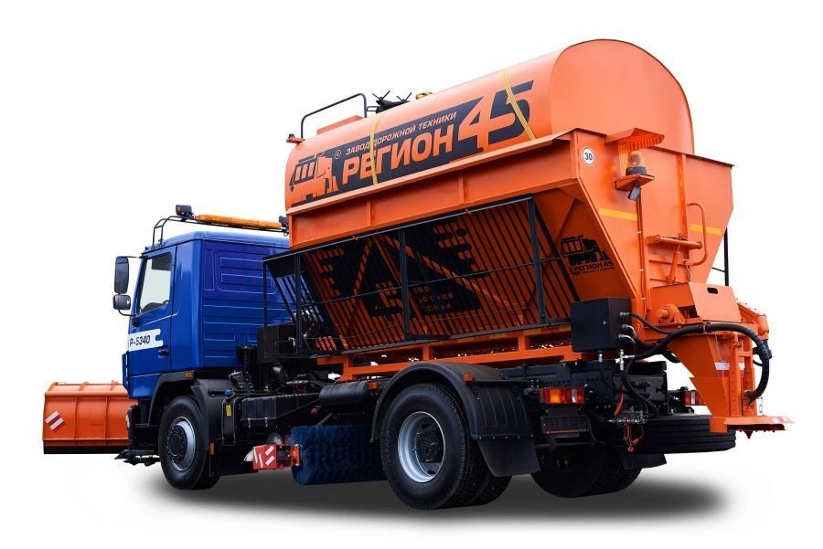 Combined sweeping machine R-5340M (type 555690 on the basis of MAZ 5340C2, 5340C3, 5340C5, 5340C9, 534025, 534026 chassis)