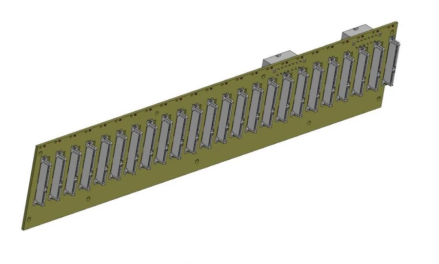 Active backplane for 24 2.5" SAS/SATA 3.0 drives