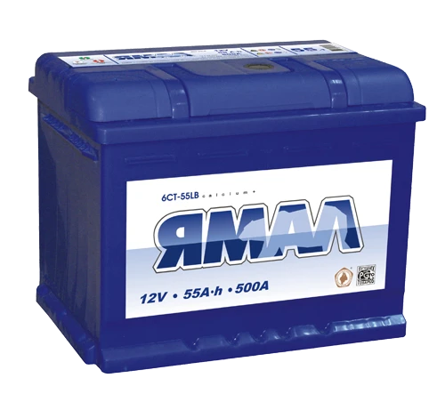 Lead battery for starting piston engines 6ST-55LB "Yamal"