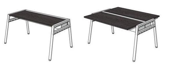 Straight table. Furniture set "Air Zone"
