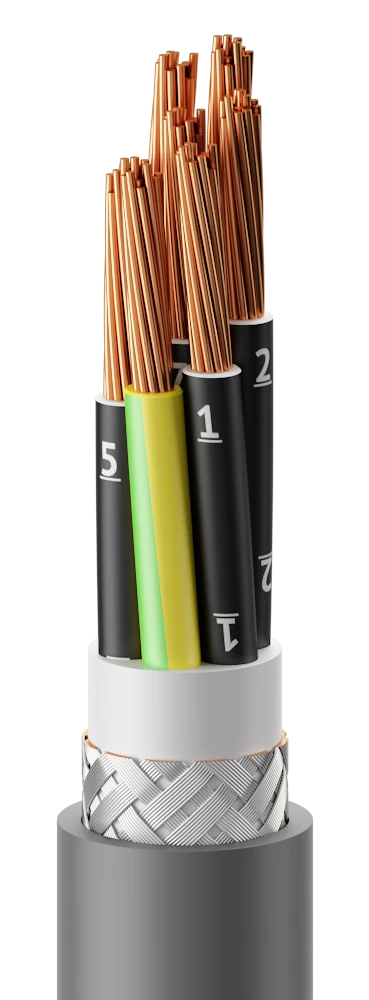 Flexible Cables Emflex KUVELVm 300/500 V