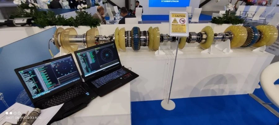 Defectoscope for in-line diagnostics of trunk pipelines MFL 12/10