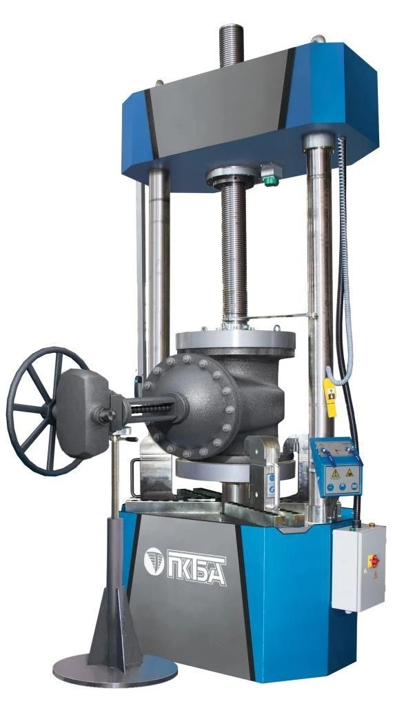 Stands for pneumohydraulic tests PKTBA-SI (SI) complete with pneumohydraulic stations PKTBA-PGS (PGS)