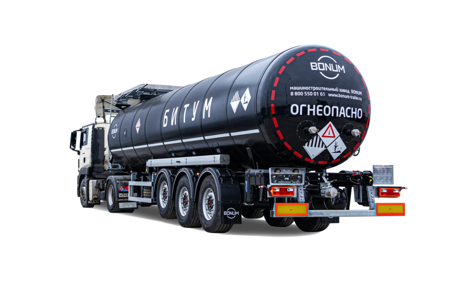 Bitumen tank semi-trailer BONUM 914210 (modification 914220-01) KpTrDsAt