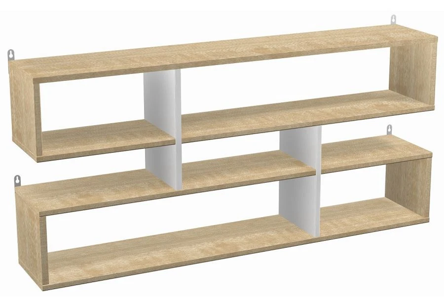 Wooden hanging shelf for bedroom article 50705;