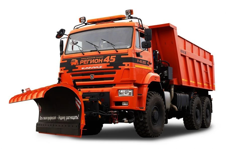 Combined sweeping machine R-45.22 (type 503222 on the basis of KAMAZ 6522-53, 6522-54, 6522-RT vehicles)